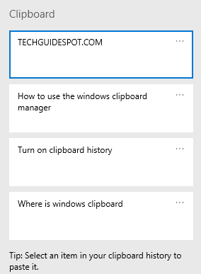 windows clipboard history manager